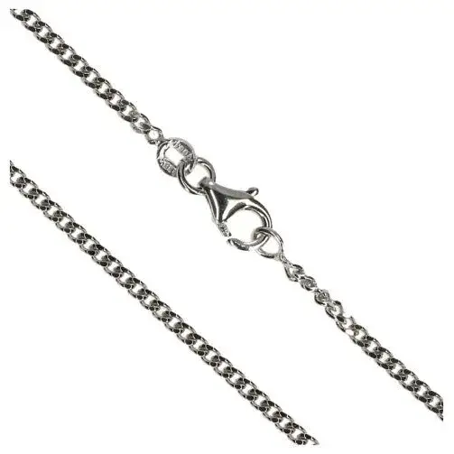 Chain gourmette 50cm Silver Rhodium
