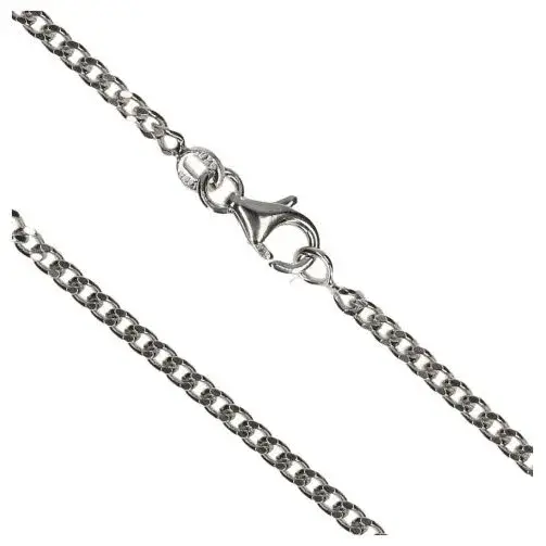 Chain gourmette 50cm Silver Rhodium