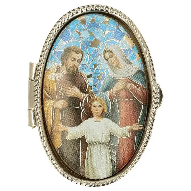 Boîte à Pilules - Ste Famille - Mosaïque - OV 52 X 36 mm