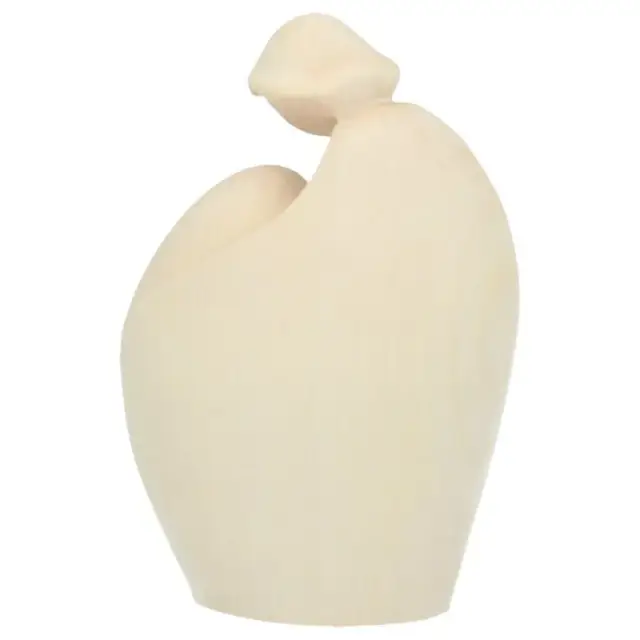 Kerstfiguur in boomschors H 10cm x 4.5 cm Natuur