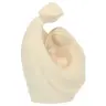 Kerstfiguur in boomschors H 10cm x 4.5 cm Natuur