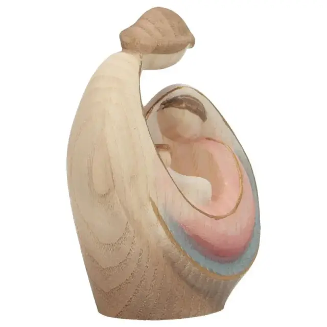 Wood Sculpte Ste Family 10 cm Ash wood
