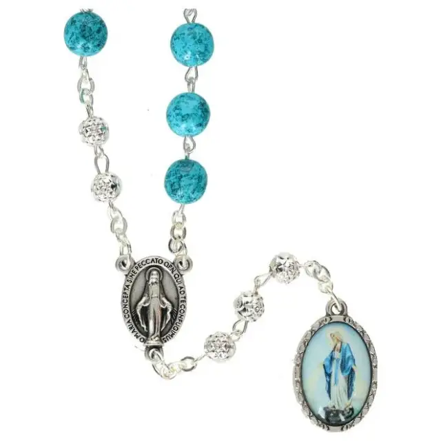 Rozenkrans Wonderbare Turquoise + doosje