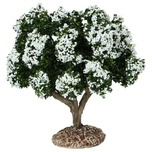 Décor pour santons de Provence Arbre blanc H 15 cm