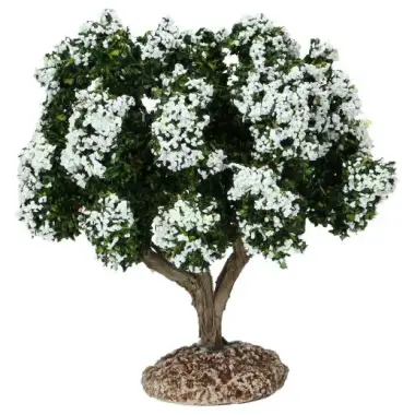 Décor pour santons de Provence Arbre blanc H 15 cm