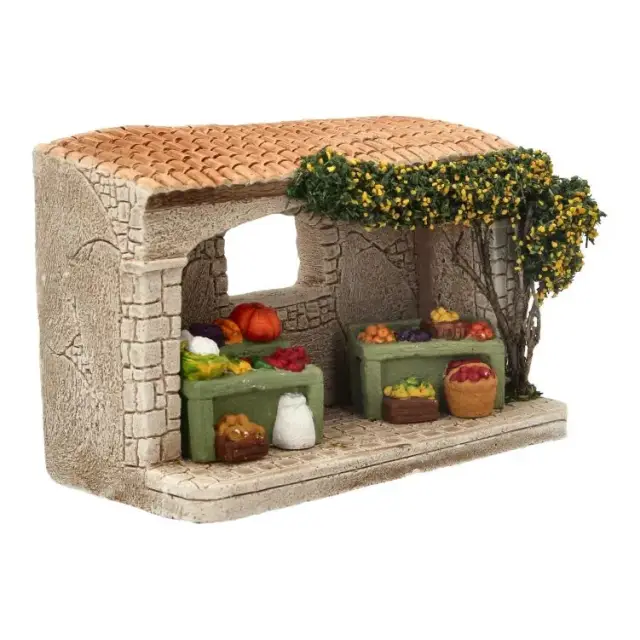Décor pour santons de Provence Le Primeur - 16x8x10 cm