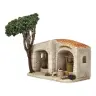 Décor pour santons de Provence Moulin à huile 17x13x8 cm