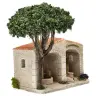 Décor pour santons de Provence Moulin à huile 17x13x8 cm