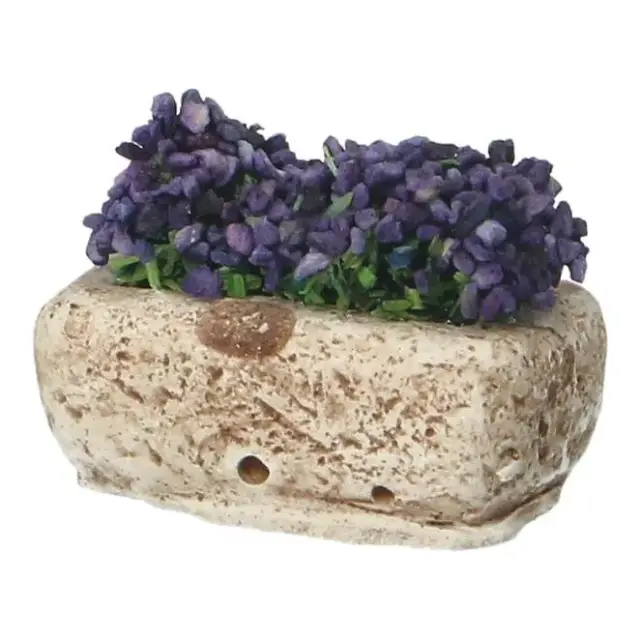 Décor pour santons de Provence Jardinière lavande 3x2x1 cm