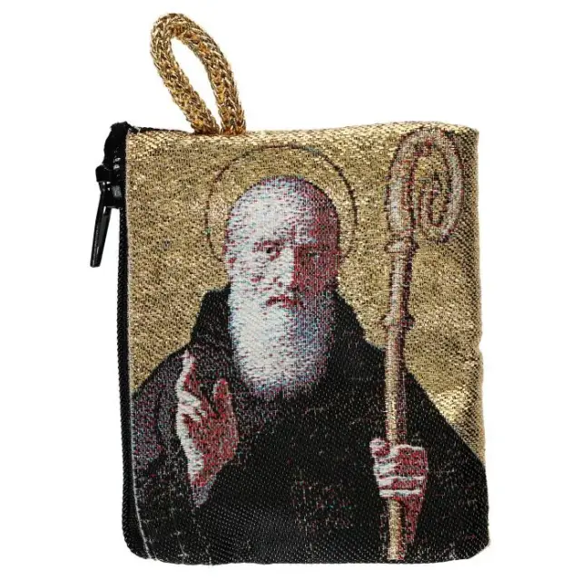 Rozenkranszakje - 6.6 X 7.2 cm - H Benedictus