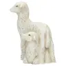 Brebis avec agneau - 11 cm - Blanc