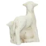 Brebis avec agneau - 11 cm - Blanc