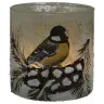 Kaarsenhouder In Glas Mees 9 Cm