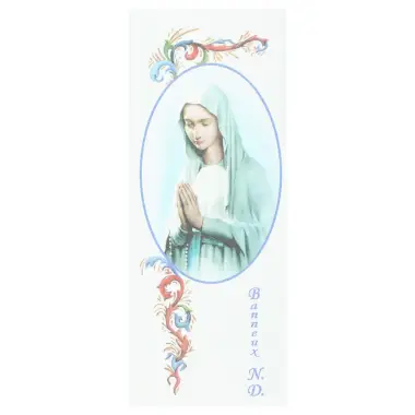 Signet 15 X 6 Cm Buste Banneux Soie