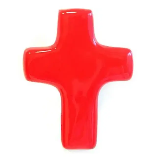Cross Ceramics 11 X 8.5 cm Red