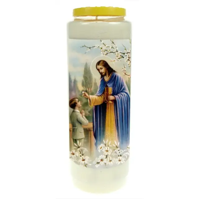 9 days candle / White / Communion / Boy