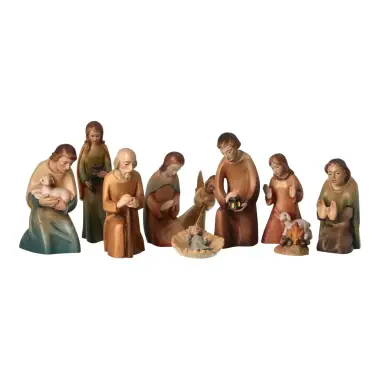 Crèche De Noël Léo Moroder 16 Cm : Set De 10 Personnages