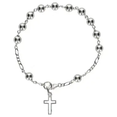 Bracelet-dizainier - argent rhodié - 6 mm + Etui