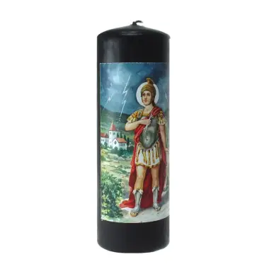 Kaars 150 X 50 mm - Zwart - H Donatus