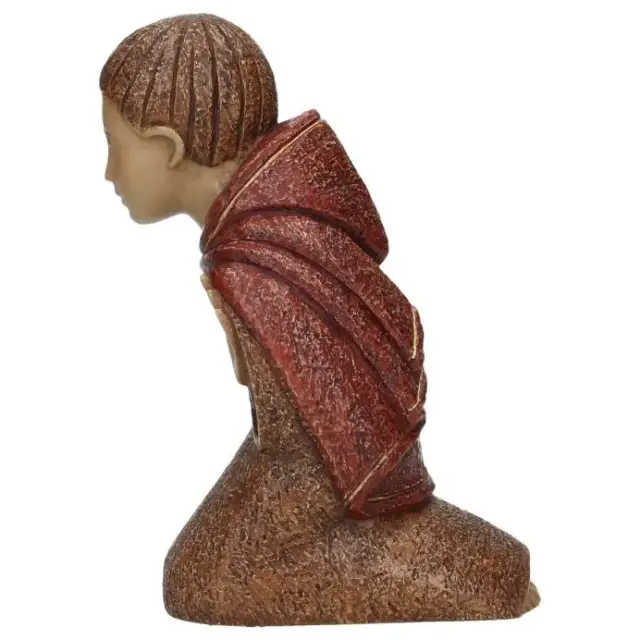 Shepherd delighted (kneeling) - 21 cm - Brown / red