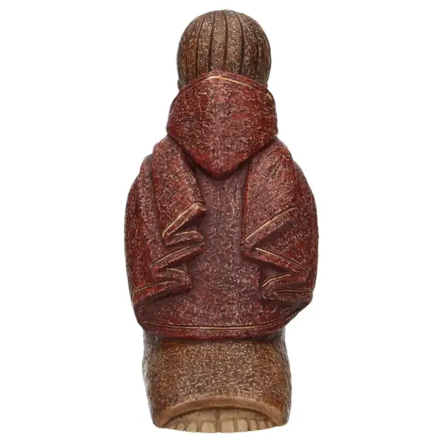 Shepherd delighted (kneeling) - 21 cm - Brown / red