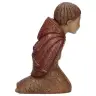 Shepherd delighted (kneeling) - 21 cm - Brown / red