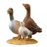 Groupe Oies : crèche de Noël en bois Ulrich 15 cm