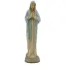 Woodcarving statue of Our Lady of Banneux 16 cm colored