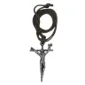 Cross on cord Risen Christ 50mm