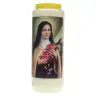 9 days candle / white / St Theresa