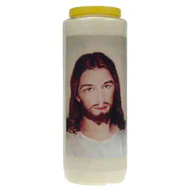 Neuvaine / blanc / Christ Miséricordieux/détail