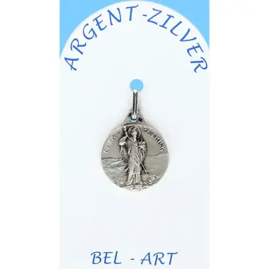 Médaille Argent - St Patrick - 16 mm