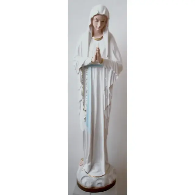 Statue 60 cm - N. D. de Banneux - Résine couleurs
