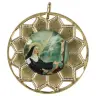Médaille Ste Rita 32 mm Métal Doré