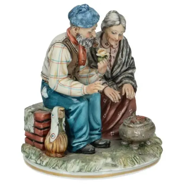 Group Old Man And Lady