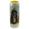 9 days candle / white / St Roch