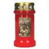 Kaars 3D / KK / rood / Kersttafereel