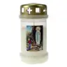 Candle 3D / CD / white / apparition Lourdes
