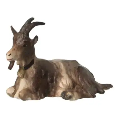 Crèche de Noël Heide Hannah : Chèvre couchée pour personnages de crèche de 20 cm Couleur