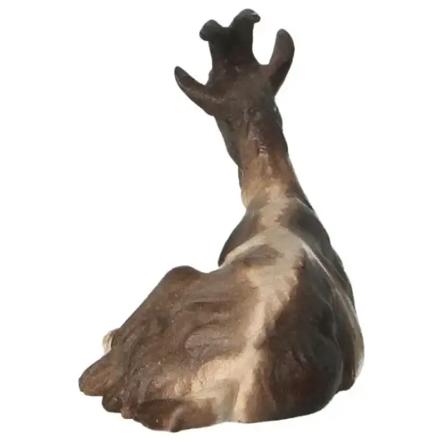 Crèche de Noël Heide Hannah : Chèvre couchée pour personnages de crèche de 20 cm Couleur