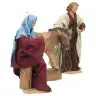 Crèche de Noël Heide Hannah : A la recherche de l'auberge - H 20 cm Couleur