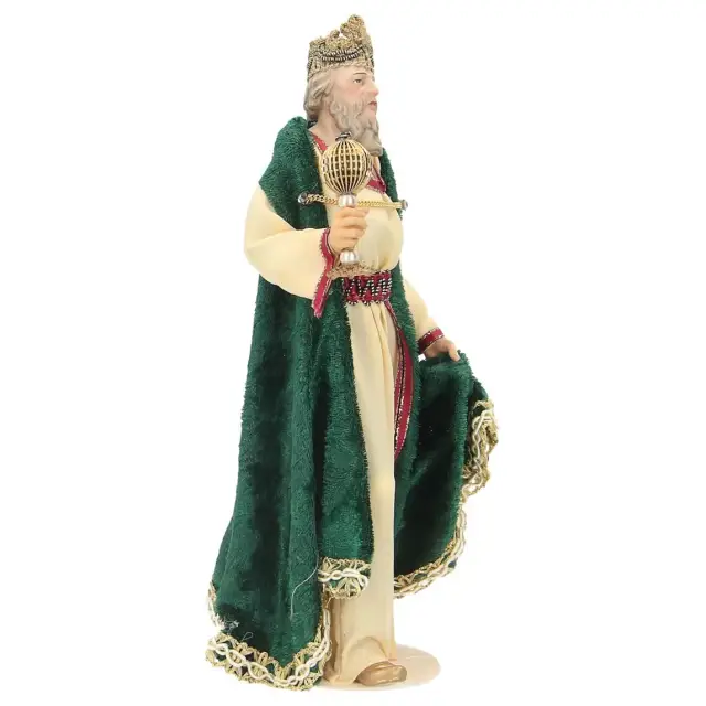 Crèche de Noël Heide Hannah : Roi debout - H 20 cm