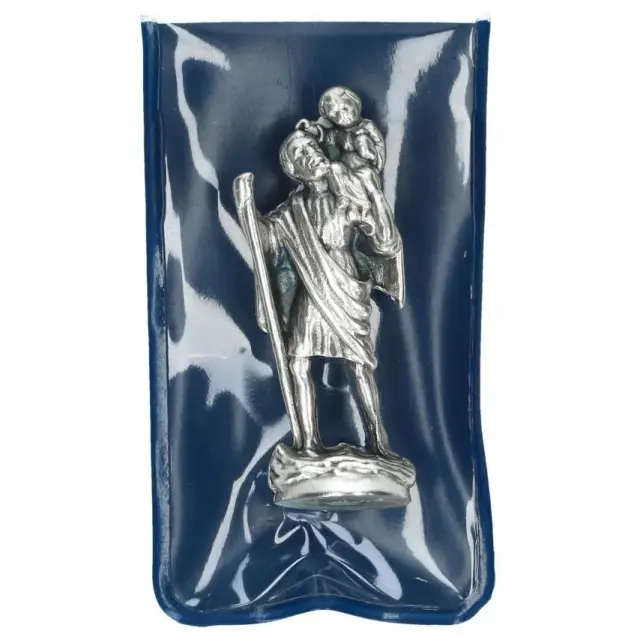 Case 6 x 3.5 cm / 4 cm Statue St Christopher