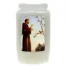 Kaars 3 Dagen / wit / H Franciscus