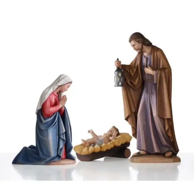 Holy Family Fiberglass- H 75 Cm