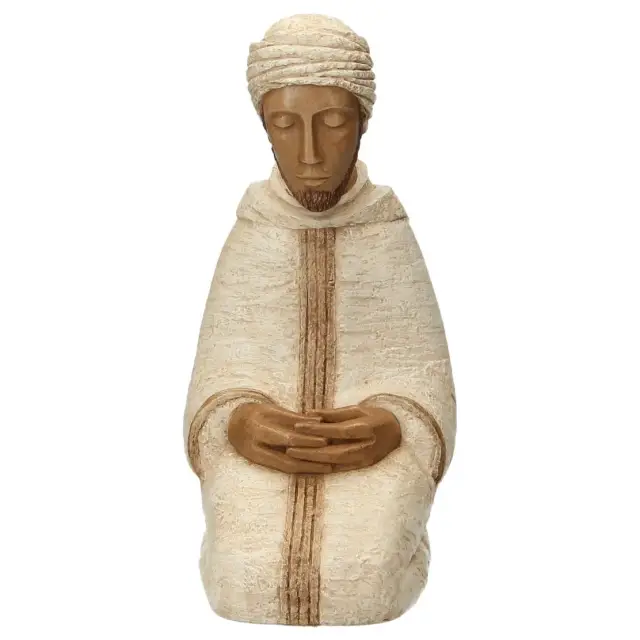 St Joseph - 27 cm - Blanc / doré