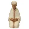 St Joseph - 27 cm - Blanc / doré