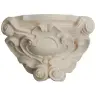 Carved Wood Wall bracket for a statue of 30 cm stained
