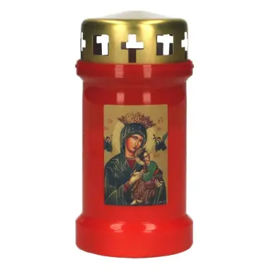 Kaars 3D / KK / rood / Altijddurende Bijstand