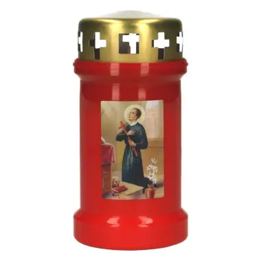 Kaars 3D / KK / rood / H Gerardus